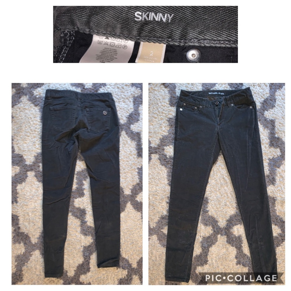 Michael Kors black suede/ corduroy jeans!